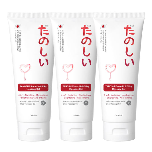 TANOSHII MASSAGE GEL 100ml  X3